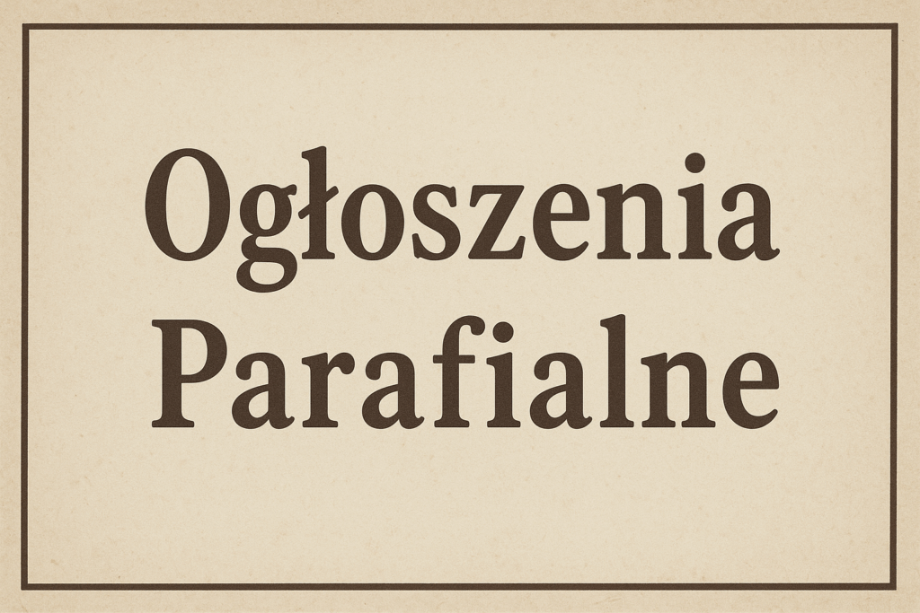 Ogłoszenia
